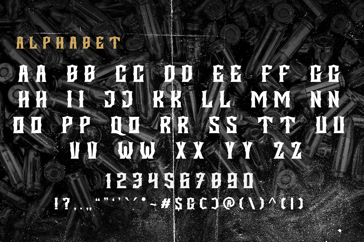 DEGRIEF Vintage Blackletter Display, a Blackletter Font by dansdesign (Photo 2 of 11)