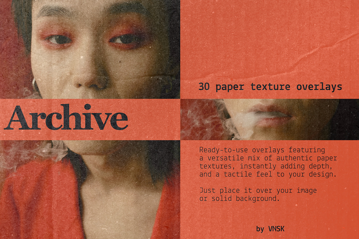 Paper Archive: Mixed Paper Overlays, a Texture Graphic by Anastasiia VNSK (Photo 1 of 19)