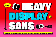 Hevysans, a Sans Serif Font by graphicook (Thumbnail 2 of 10)