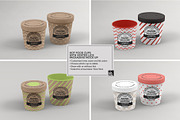 Hot Food Cups w Vented Lids Mockup, a Packaging Mockup by INCDesign (Thumbnail 2 of 8)