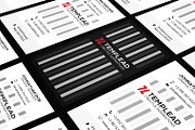 Creative Business Card CM069, a Business Card Template by annozio (Thumbnail 4 of 4)