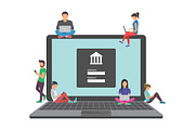 Mobile banking, a Background Graphic by Tomass2015 (Thumbnail 3 of 4)