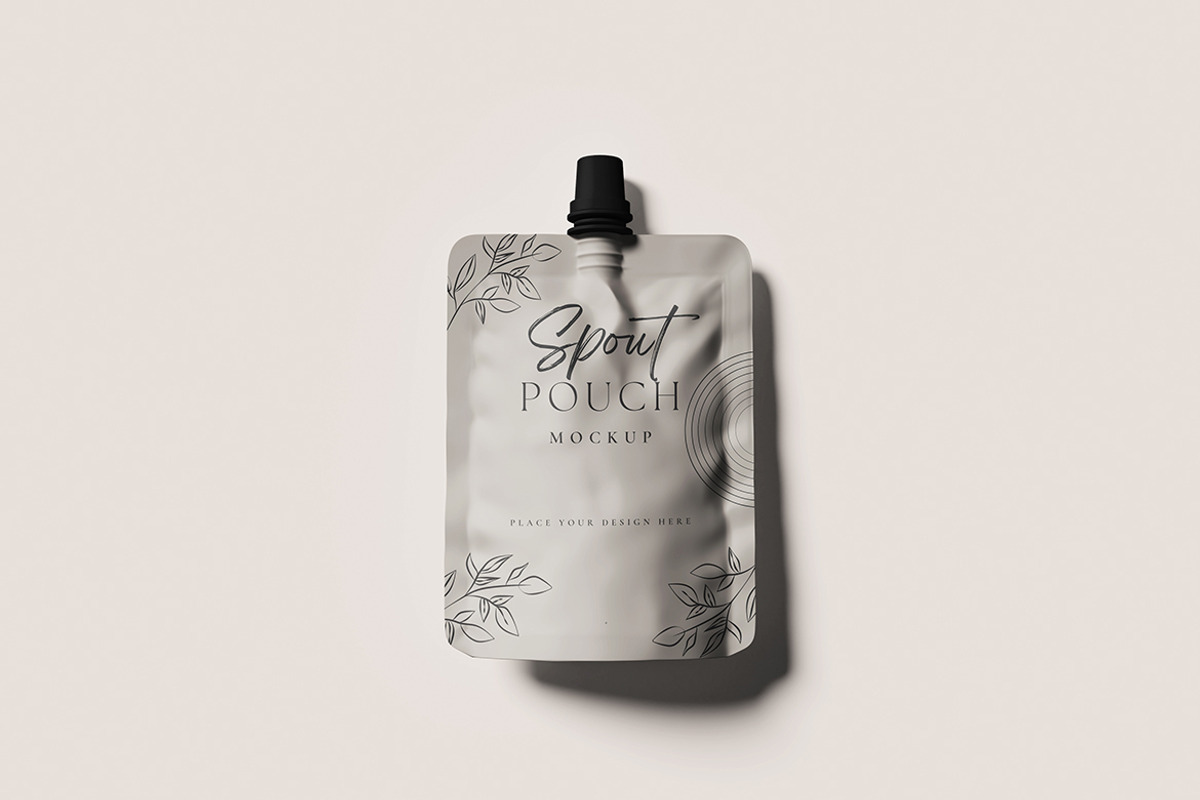 Spout Pouch Mockup, a Packaging Mockup by bimockup