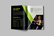 Gym Fitness Studio Bifold Brochure, a Brochure Template by VectStock (Thumbnail 3 of 7)