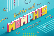 Memphis Text Effects, a Layer Style Add-On by Andrew Skoch Design (Thumbnail 3 of 9)