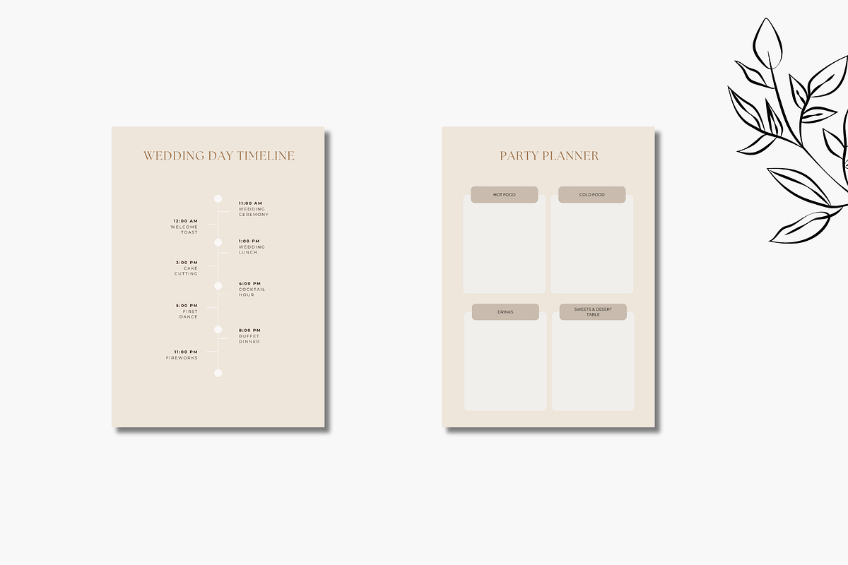 Wedding Planner Canva, a Design Template by Astro Magic Digital (Photo 5 of 5)