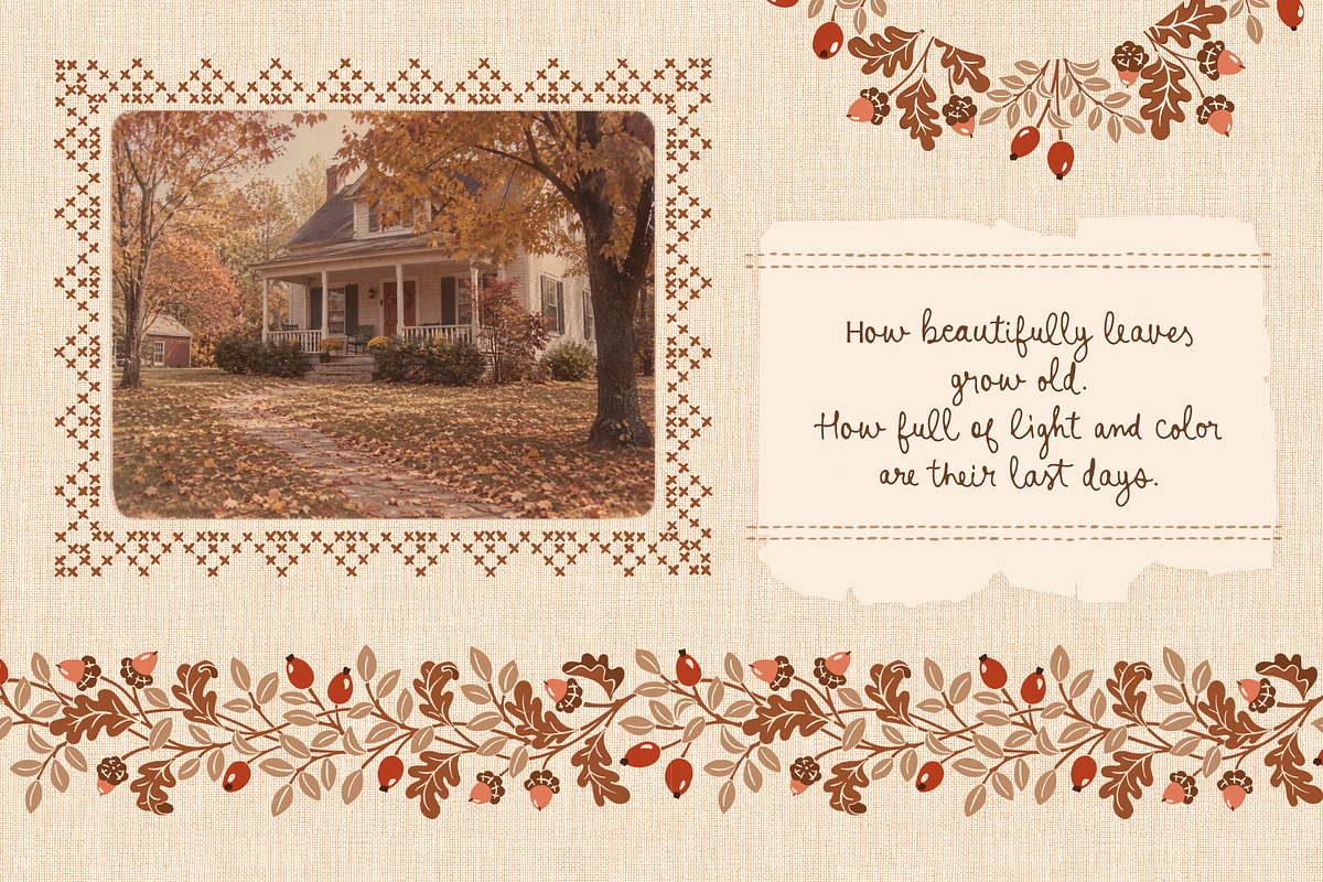 Heritage Autumn Pattern Collection, a Pattern Graphic by PATTERNS etc. (Photo 3 of 11)