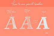 Font Lovers Lettering Brushes, a Brush Add-On by Every Tuesday (Thumbnail 9 of 10)