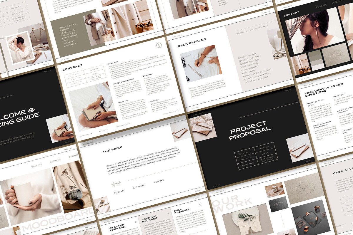 Studio Client Welcome & Pricing Kit, a Templates & Theme by AndrewPixel