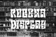 Rogena Display, a Sans Serif Font by Authentic Studio (Thumbnail 4 of 9)