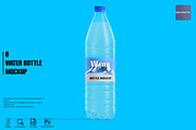 Plastic transparent bottle mockup, a Cups & Container Mockup by GraphicVil (Thumbnail 1 of 9)