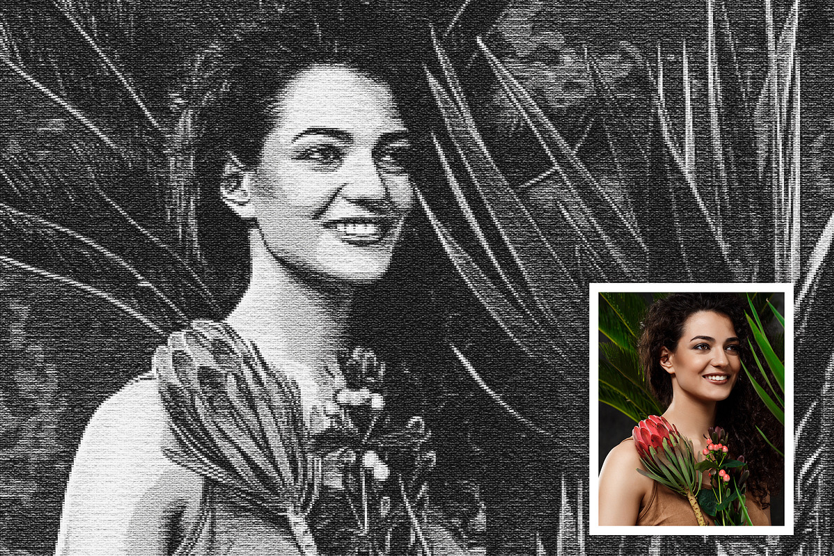 Retro Sketch Photoshop Action, an Action Add-On by DesignCave (Photo 4 of 5)