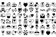 Love and Romance Vector Icons, a Solid Icon by Vector Portal (Thumbnail 4 of 6)
