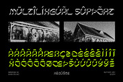 Reduste – Dark Techno Sci-Fi Font, a Sans Serif Font by Drizy (Thumbnail 6 of 10)