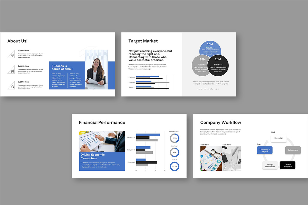 Minimal Presentation Template, a Presentation Template by Slide_Genius1