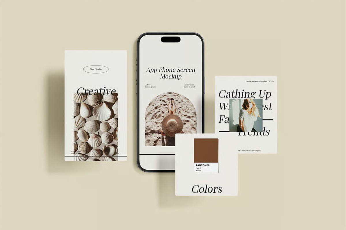 App Phone Screen Mockup Scene, a Device Mockup by zippypixelstudio (Photo 2 of 9)