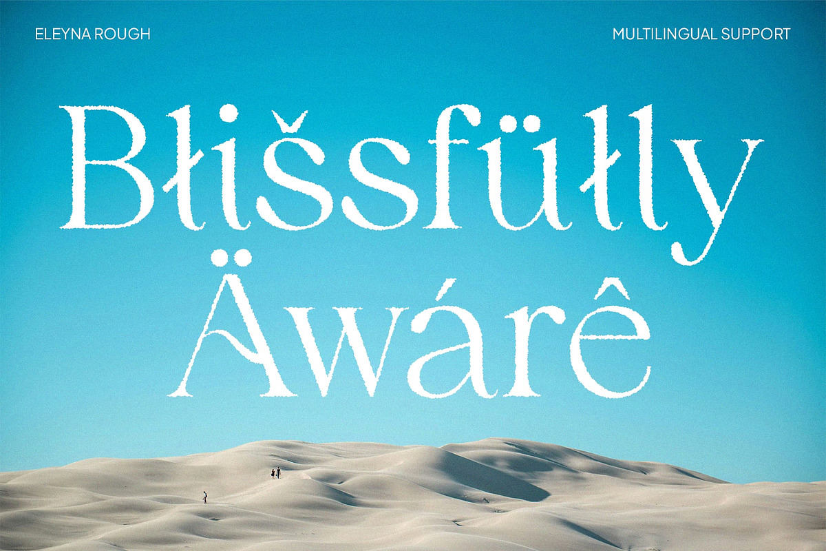 Eleyna Rough, a Serif Font by Craft Supply Co. (Photo 4 of 8)