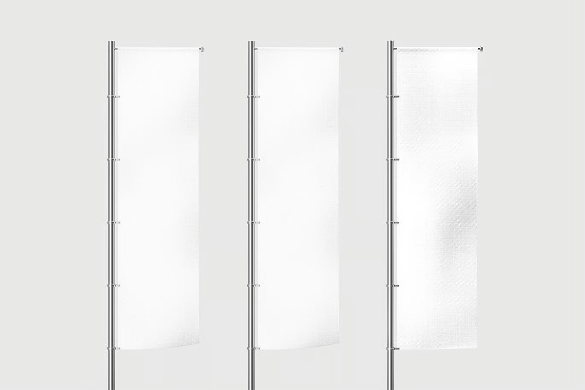Vertical Flag Mockup, an Advertising Mockup by zpackcreative (Photo 5 of 5)