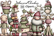 Whimsical Christmas Clipart Bundle, an Illustration by Creative Art (Thumbnail 1 of 10)