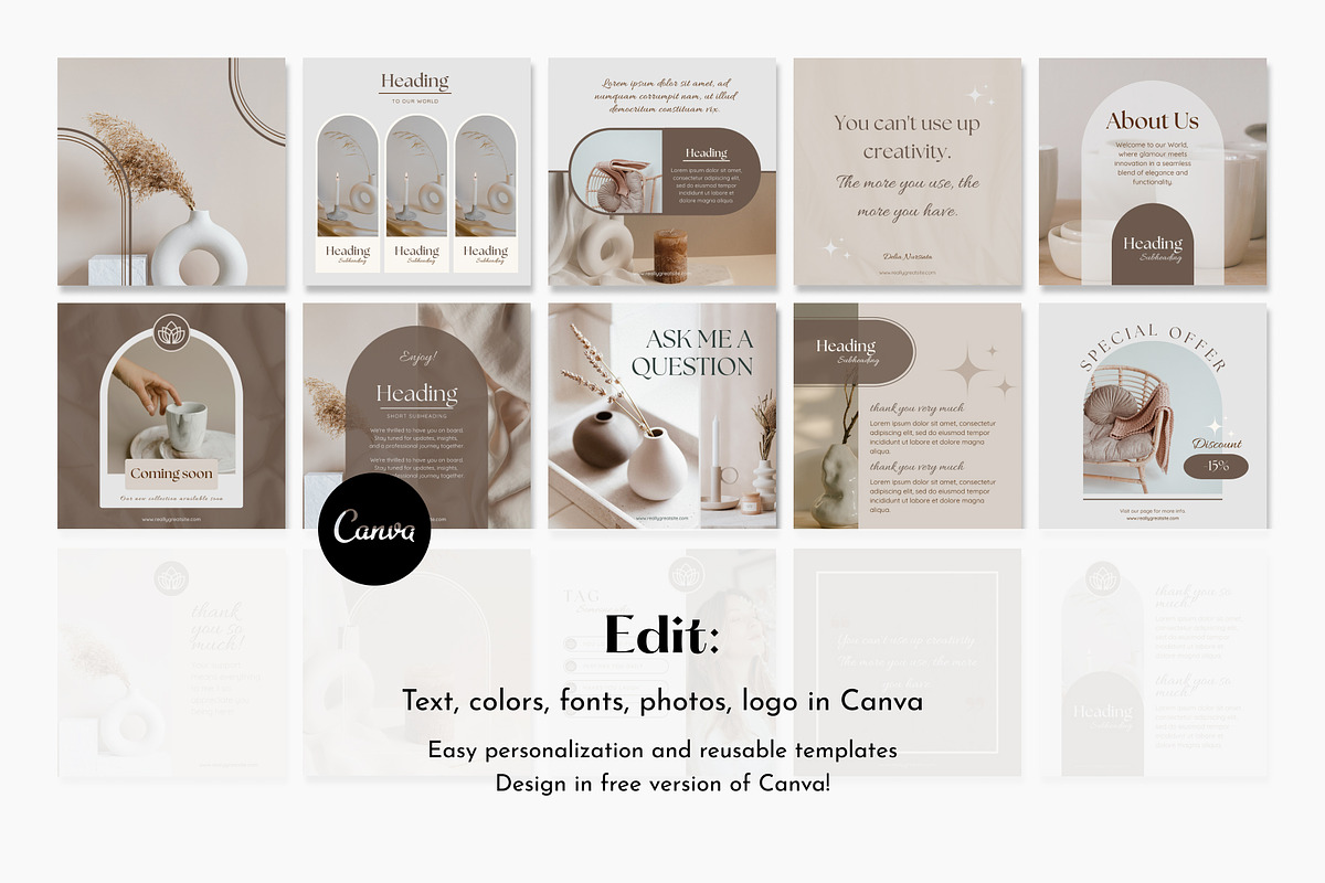 Instagram Templates | Post & Stories, a Social Media Template by Studio DigiCraft (Photo 5 of 8)