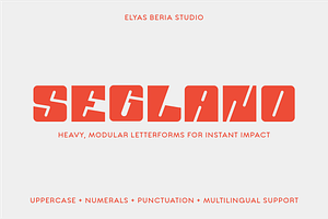 Seglano — Heavy Modular Display Type
