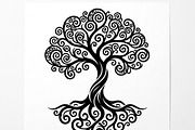 Elegant dream tree silhouette design, a Healthcare Illustration by Amazin_art (Thumbnail 38 of 43)