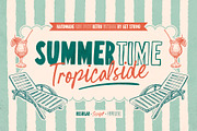 Summertime Tropicalside Font Trio, a Handwritten Font by Get Studio (Thumbnail 1 of 10)