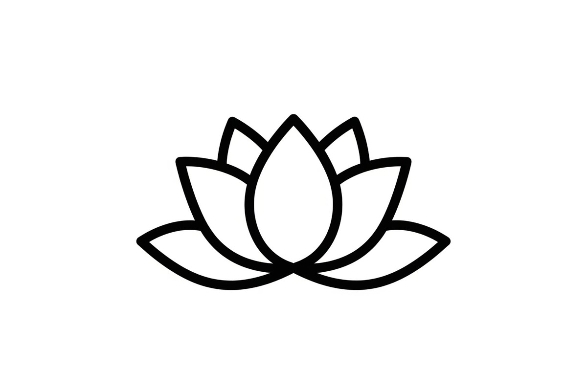 Lotus Flower Vector Icon Bundle, an Illustration by yasushie (Photo 18 of 51)