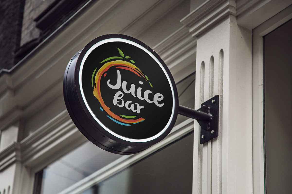Juice Bar Cafe Restaurant Logo, a Branding & Logo Template by GladicMonster (Photo 9 of 9)