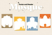 30 mosque footer and header, a Flyer Template by Pikgura (Thumbnail 1 of 4)
