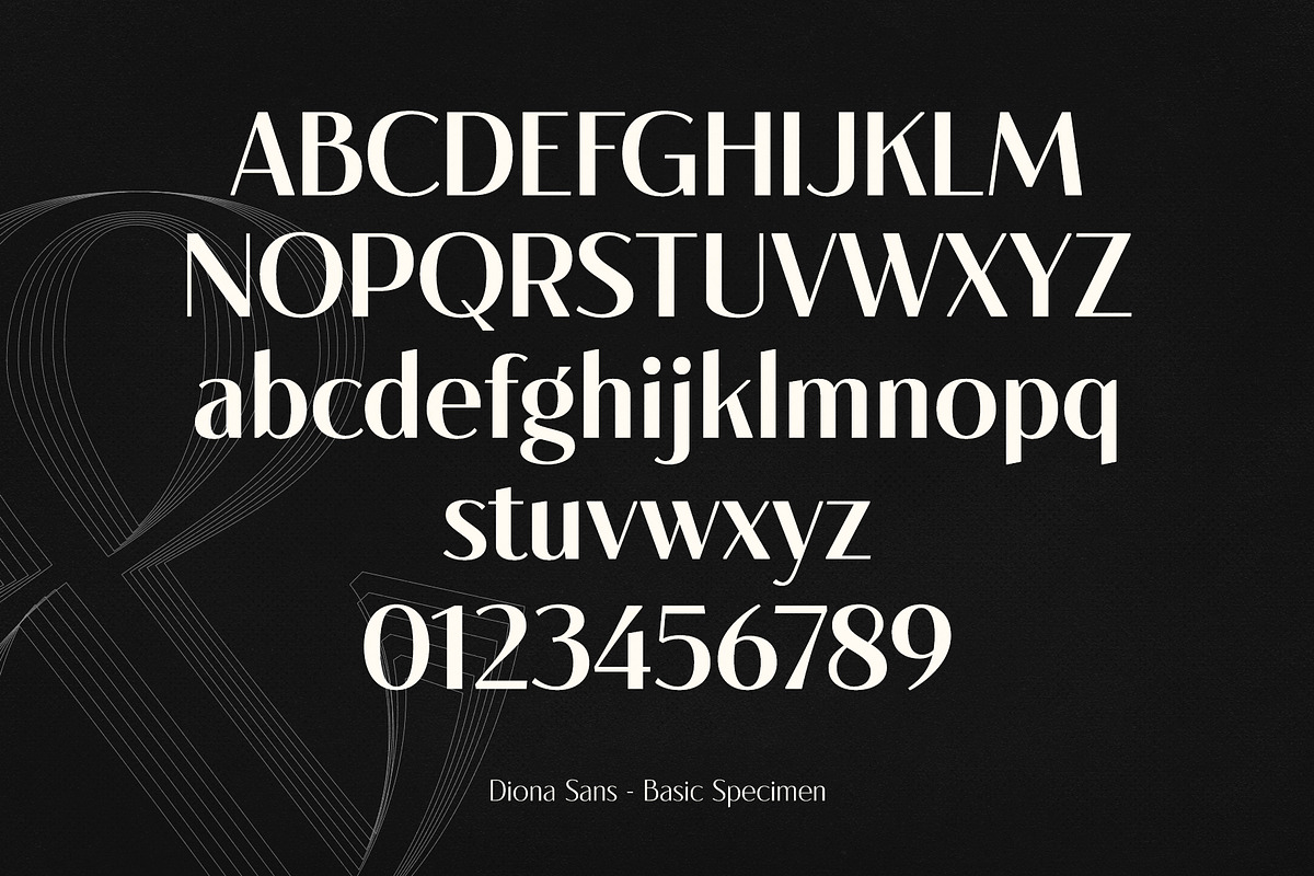 Diona Sans - Font Family, a Sans Serif Font by iqbal habibi (Photo 6 of 11)