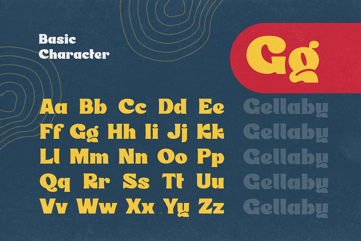 Gellaby Font, a Serif Font by Asenbayu (Photo 7 of 12)