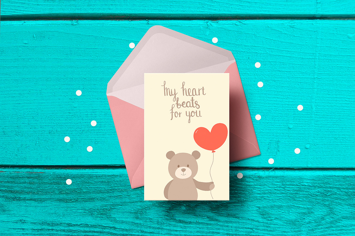 Bear in Love, a Decorative Illustration by BerryCaty (Photo 4 of 15)
