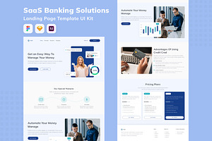 SaaS Banking Solutions Landing Page