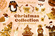 Christmas Collection — Gingerbread, an Animal Illustration by adwintash (Thumbnail 1 of 18)