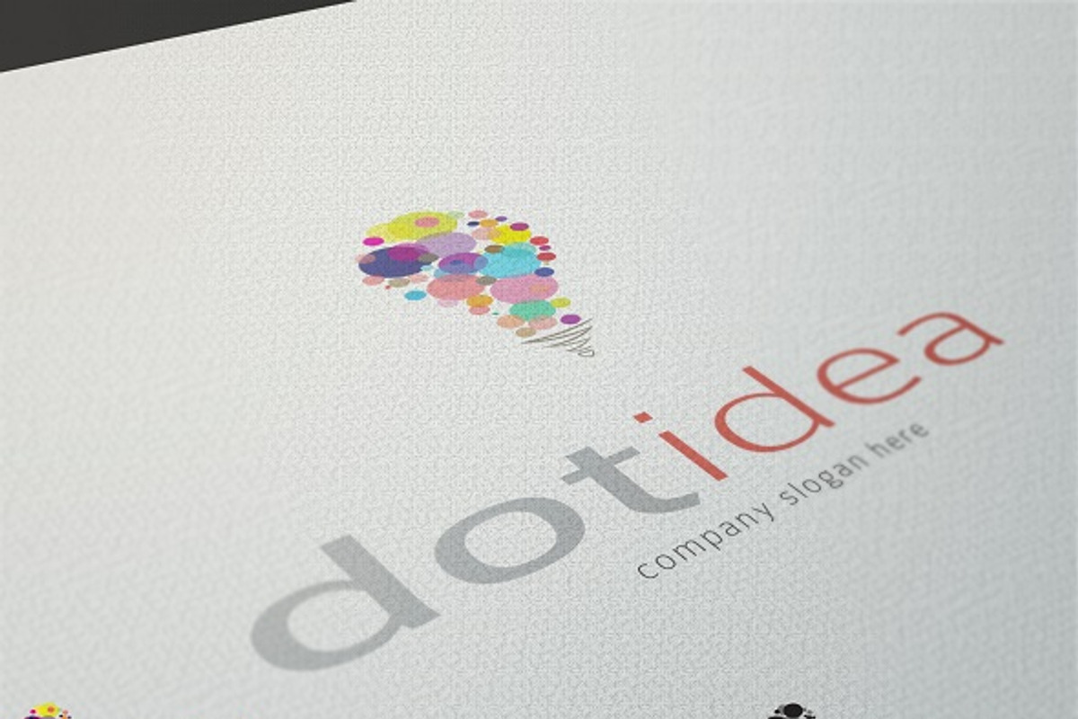 Dot Idea Logo, a Branding & Logo Template by DesignSpot (Photo 2 of 2)
