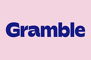 Gramble - display font, a Font by Press & Pen (Thumbnail 1 of 8)