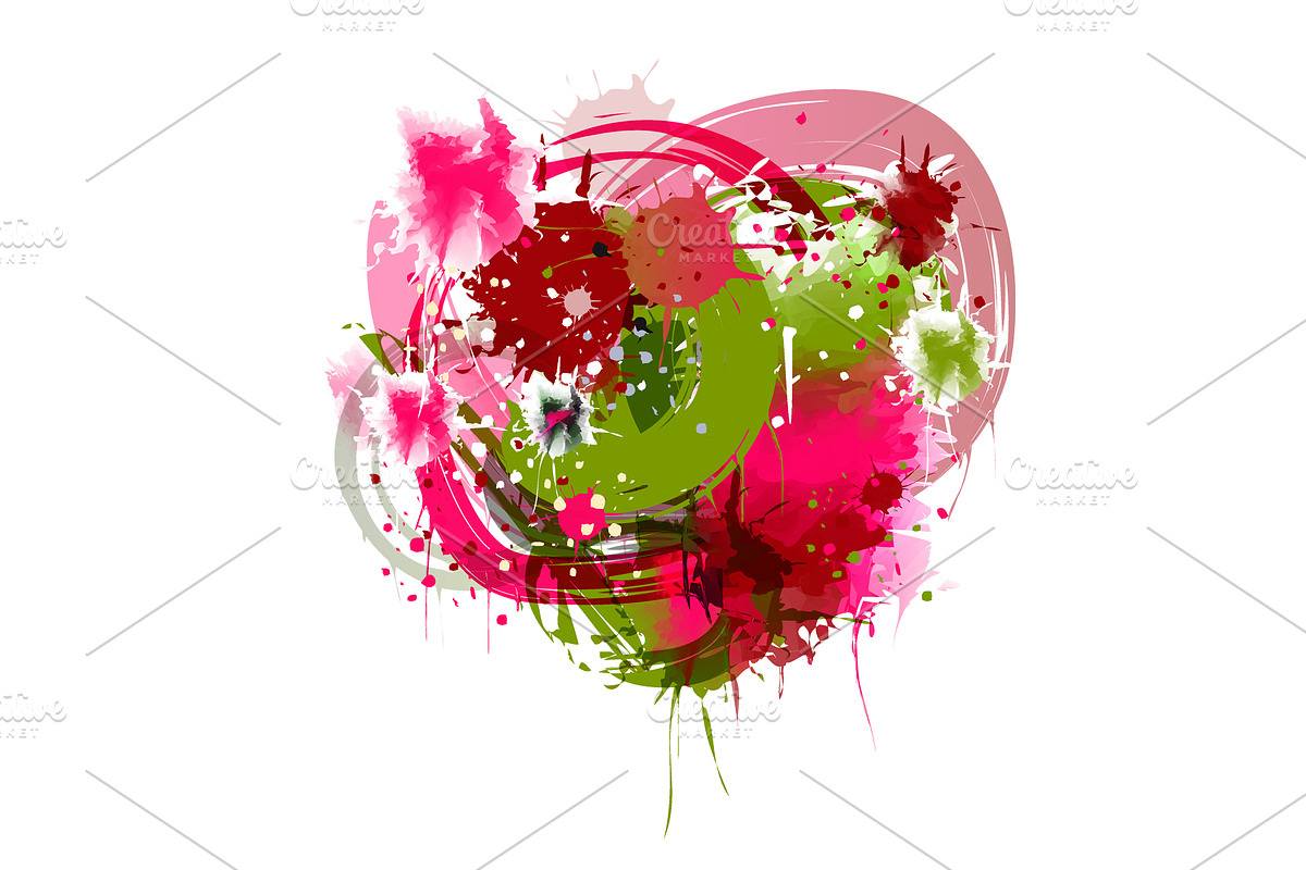 Watercolor illustration.Color stains, a Decorative Illustration by Kseniia_designer's shop (Photo 6 of 8)