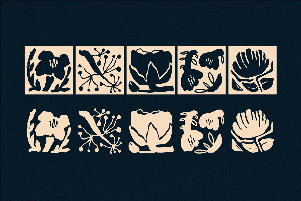 Blooming surface. Paper cut flowers, an Object Graphic by My.Ordinarty (Photo 15 of 16)
