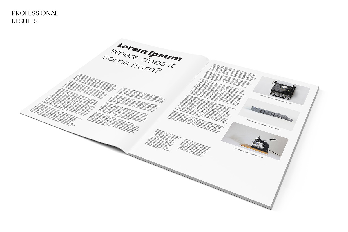 A4 Portrait Magazine Brochure Mockup, a Books & Magazine Mockup by Illusiongraphic (Photo 9 of 28)