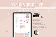Instagram Planner Notion Template, a Templates & Theme by bellaROSEworkshop (Thumbnail 8 of 10)