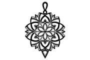 Ornamental Mandala and Lotus Vector, a Decorative Illustration by balal (Thumbnail 16 of 16)