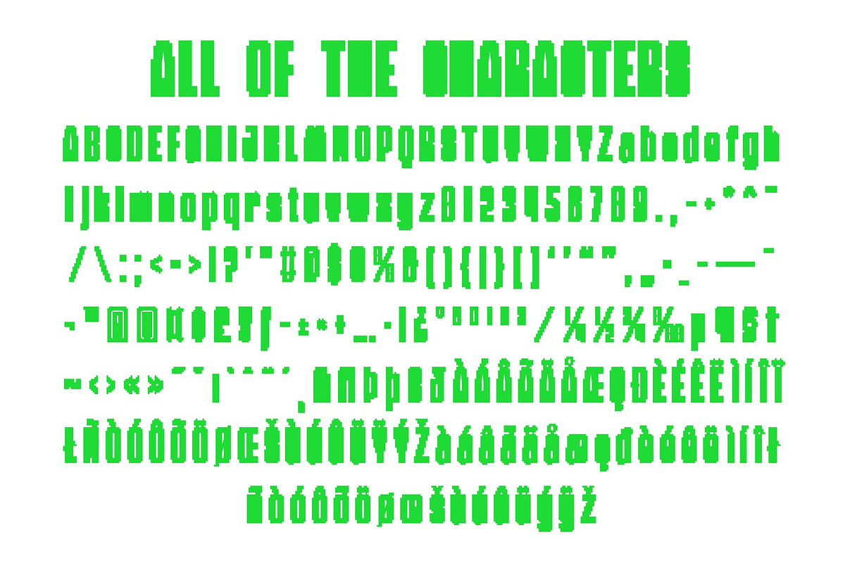 CS Milions Semipixel, a Sans Serif Font by Craft Supply Co. (Photo 8 of 8)