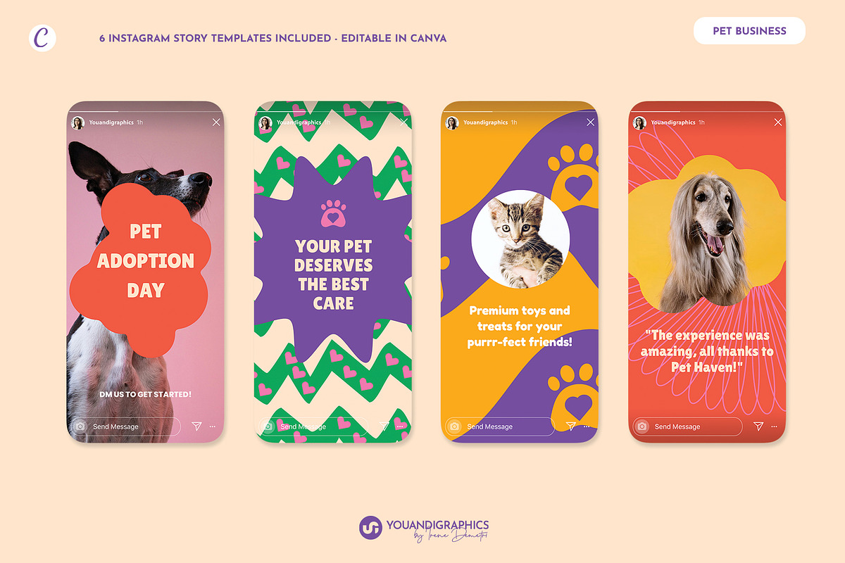 Branding Kit - Pet Business, an Object Graphic by Youandigraphics (Photo 4 of 13)