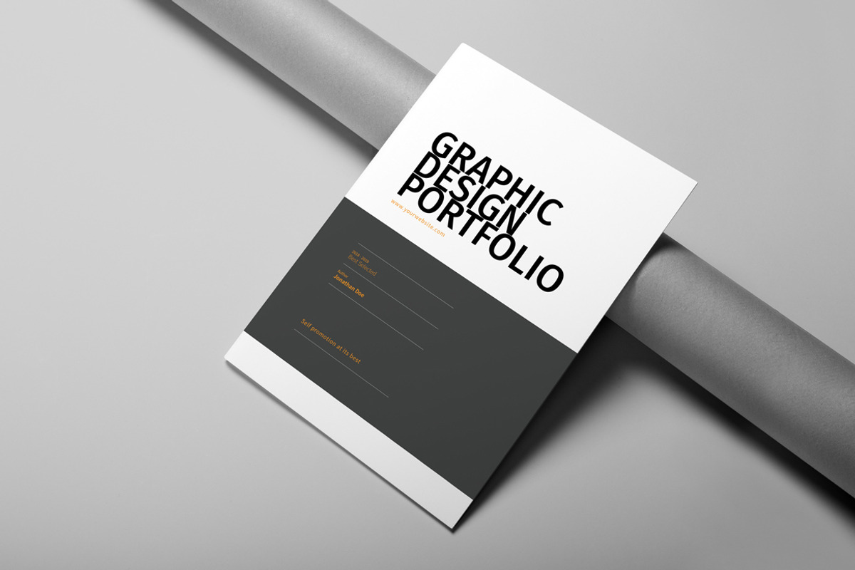 Graphic Design Portfolio Template, a Brochure Template by adekfotografia (Photo 1 of 42)