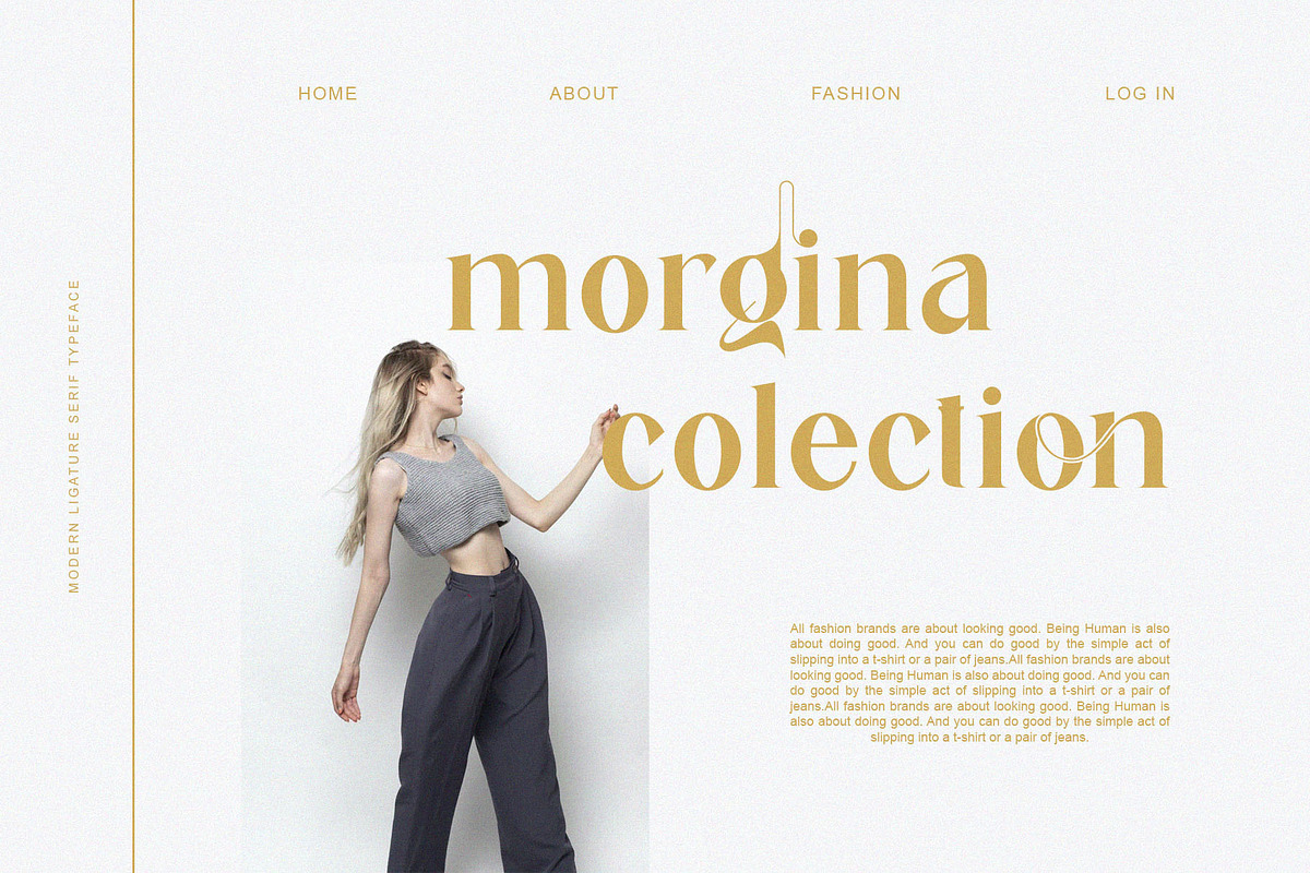 galink Modern Ligature Serif, a Serif Font by Humaira_std (Photo 7 of 10)