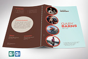 Circles Funeral Program Word 8 Pages, a Brochure Template by Godserv Designs (Thumbnail 1 of 10)
