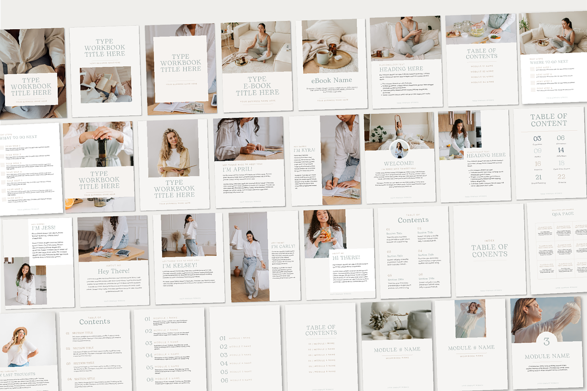 Ebook Workbook Canva Template, a Marketing Template by Tabitha Emma (Photo 2 of 8)