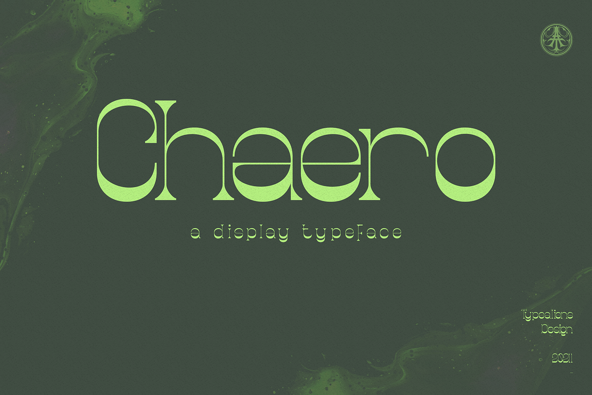 Chaero, a Font by ilhamtaro (Photo 1 of 10)