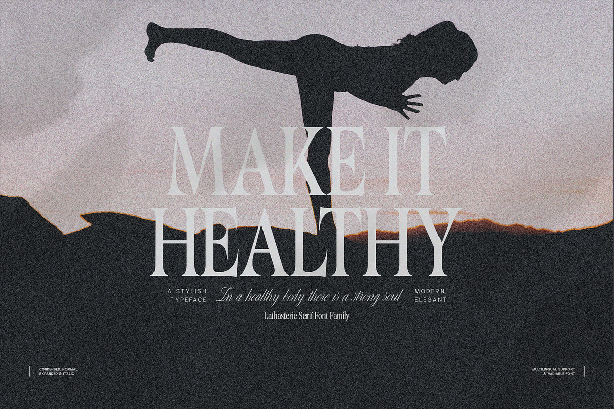 Lathasterie - Serif Font (38 Fonts), a Serif Font by Maculinc Type (Photo 7 of 20)